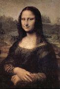 LEONARDO da Vinci Portrait de Mona Lisa dit La joconde oil on canvas